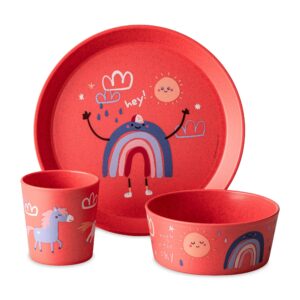 Set stoviglie Connect - Rosso