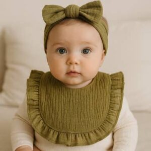 Bavaglino cotone - Verde