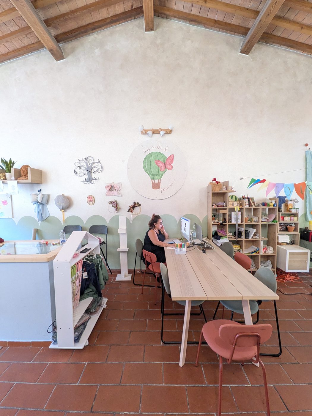 Andrea al lavoro da Dondué